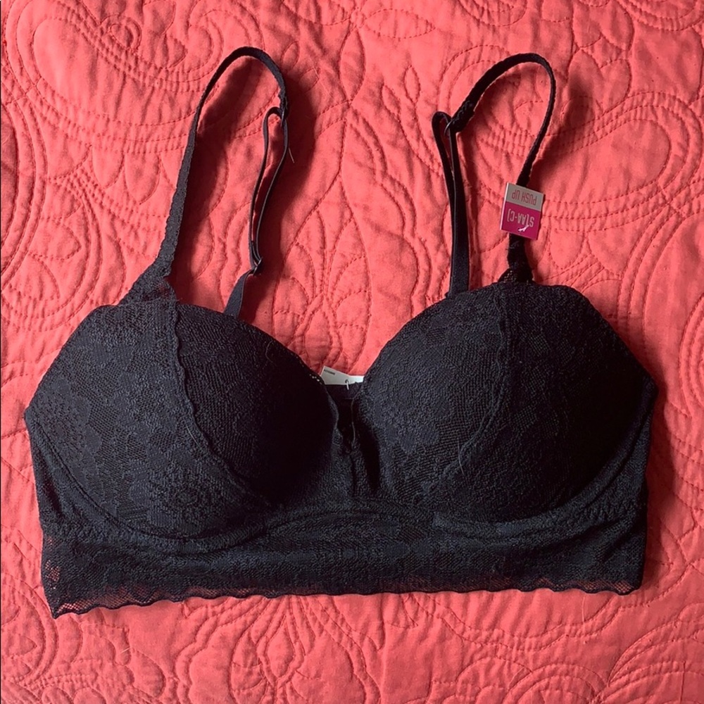 Victoria Secret Black Push Up Bralette